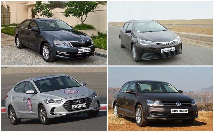 2017 Skoda Octavia Facelift Vs Hyundai Elantra Vs Toyota Corolla Altis Vs Volkswagen Jetta: Specifications Comparison