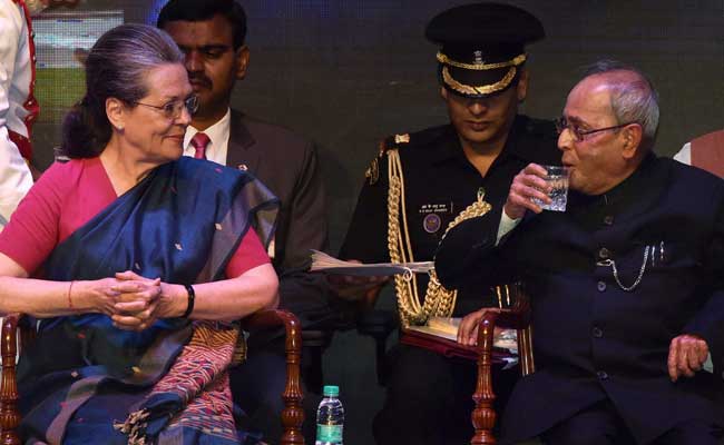 'Served India With Utmost Dedication': Sonia Gandhi On Pranab Mukherjee