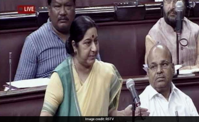 Can't Stop Search For 39 Missing Indians Because Of Some Sources: Sushma Swaraj In Rajya Sabha