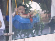 Oh, Nothing. Just Taimur Ali Khan Being Adorable On A Swing