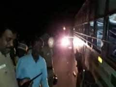 10 Killed As Bus Rams Truck Carrying Steel Rods In Tamil Nadu