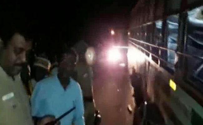 10 Killed As Bus Rams Truck Carrying Steel Rods In Tamil Nadu