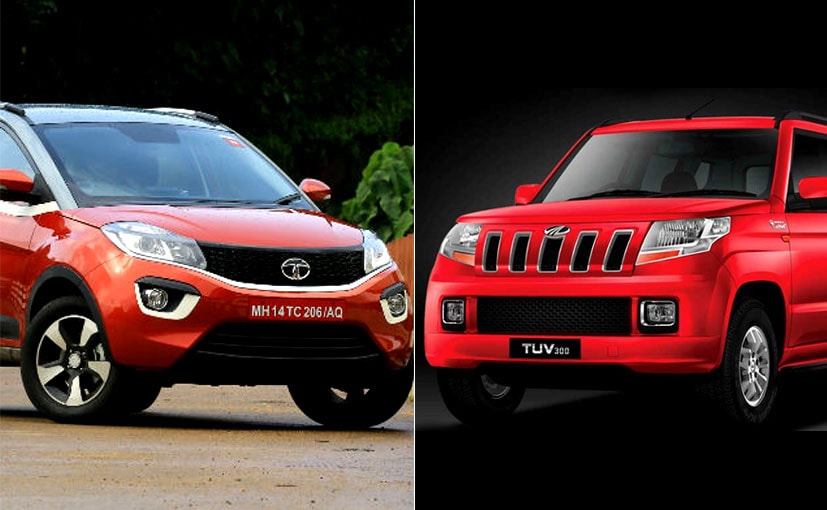 Tata Nexon vs Mahindra TUV300: Specifications Comparison