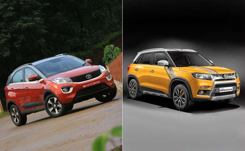 Tata Nexon vs Maruti Suzuki Vitara Brezza: Spec Comparison