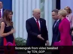 Donald Trump's Handshake With Poland's First Lady Has Twitter Buzzing