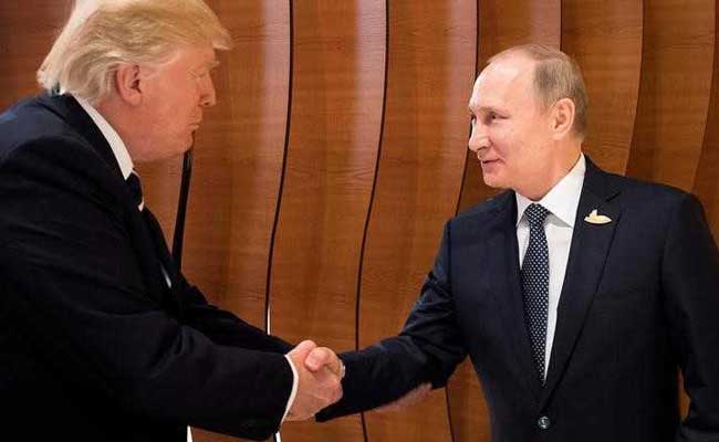 Donald Trump, Vladimir Putin Shake Hands Ahead Of Closely-Watched G20 Meeting
