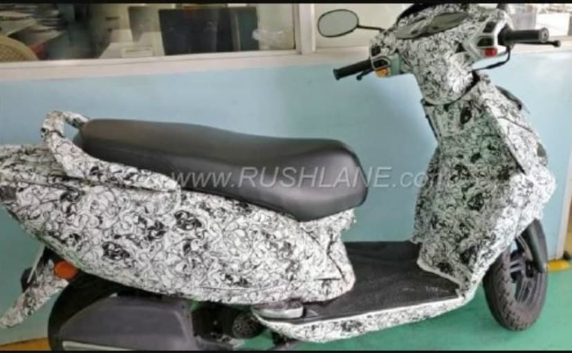 tvs 125 cc scooter spyshot