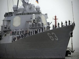 United States Warship Sails Near Islands Beijing Claims In South China Sea: US Officials United States Warship Sails Near Islands Beijing Claims In South China Sea: US Officials