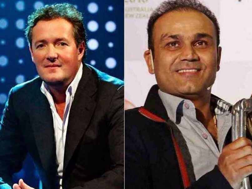 Piers Morgan Takes A Fresh Swipe At Virender Sehwag Who Hits Back