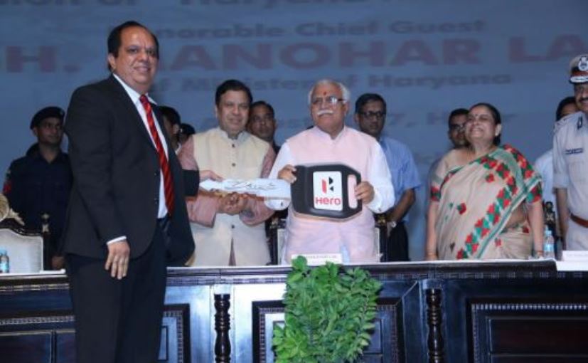 Hero MotoCorp Gives 100 New Duet Scooters To Women Police Officers In Haryana