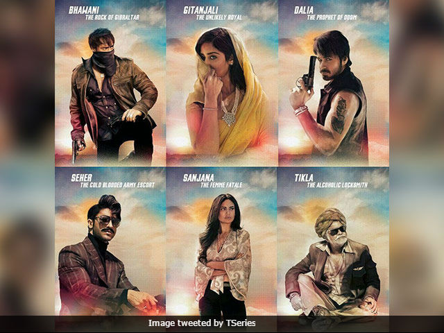 <i>Baadshaho</i> New Posters Highlight Character Traits Of Ajay Devgn, Ileana D'Cruz