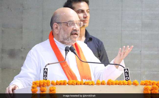 Amit Shah Hails Modi Government's 'Clean' Record, Development Plank