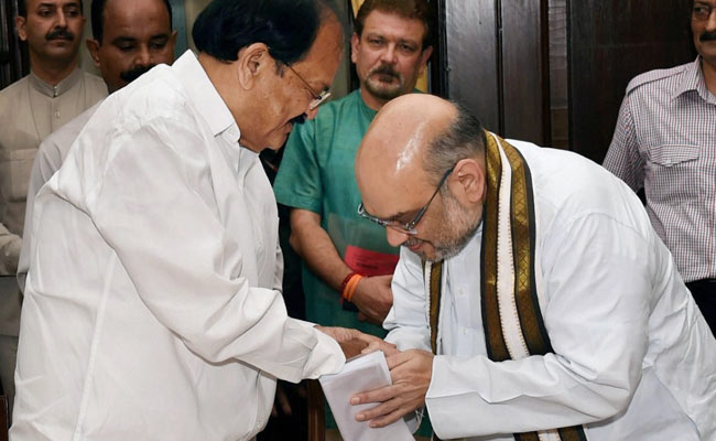 Amit Shah, Smriti Irani Take Oath As Rajya Sabha Lawmakers