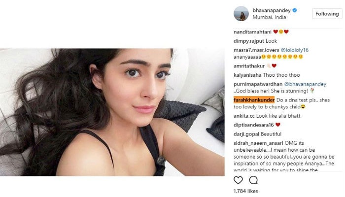 Chunky Pandey S Daughter Ananya Too Lovely To Have His Dna Says Farah Khan