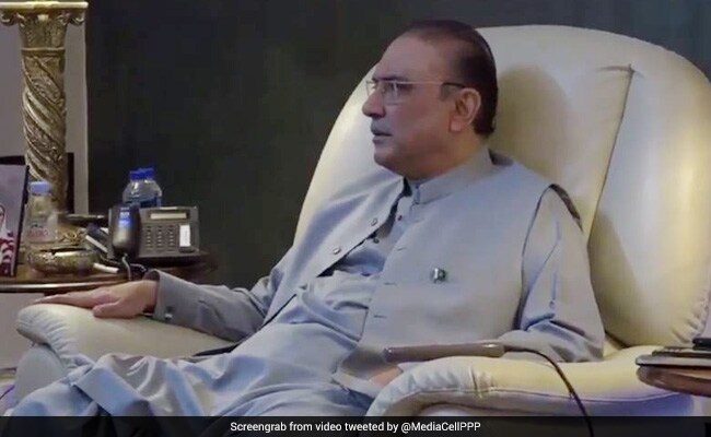 Pak President Asif Ali Zardari Fractures Foot While Deboarding Plane In Dubai