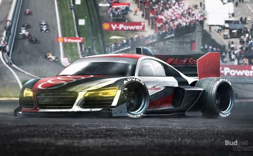 audi r8 f1 car