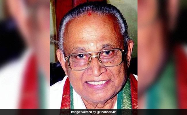 Senior BJP Leader BB Shivappa Dies