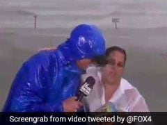 Hurricane Harvey: Woman Interrupts Reporter On Live TV To Hand Him Beers