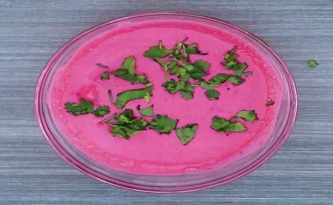 beetroot raita