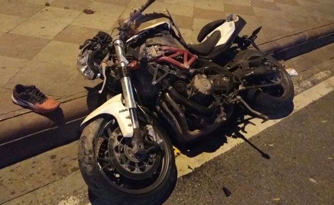 benelli tnt 600i accident delhi 650