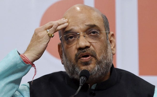 Amit Shah Holds Strategy Meet With Team For Gujarat Polls