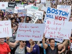 Thousands Take To Streets In Boston Protest Against Hate Speech