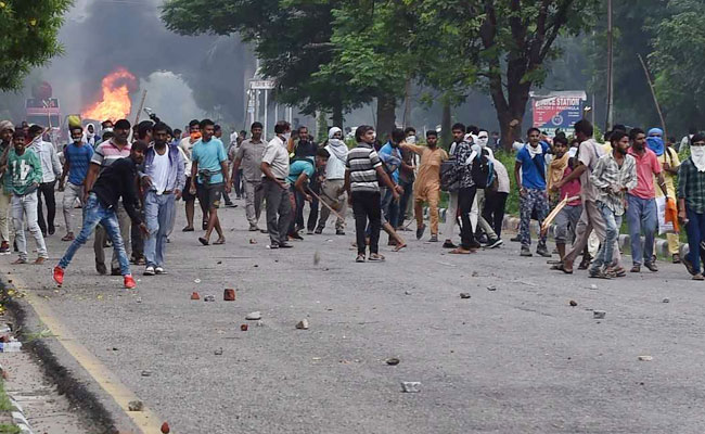 Ram Rahim Supporters Set 2 Railway Stations Afire In Punjab