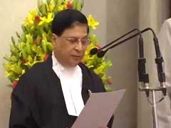 Justice Dipak Misra Sworn In As 45th Chief Justice Of India