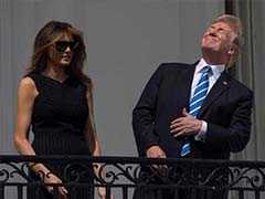 Trump Celebrates Solar Eclipse By Looking Up Without Special Viewing Glasses