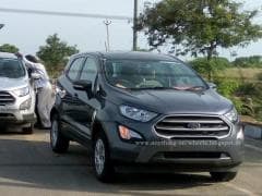 Ford Ecosport Facelift Spotted Sans Camouflage For The First Time