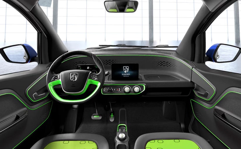 gm saic baojun e100 electric car interiors