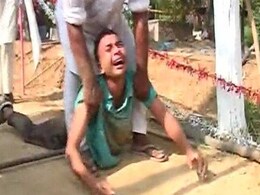 As Dera Chief Left In Huge Convoy, Devotees Fainted, Flung Themselves On Road As Dera Chief Left In Huge Convoy, Devotees Fainted, Flung Themselves On Road