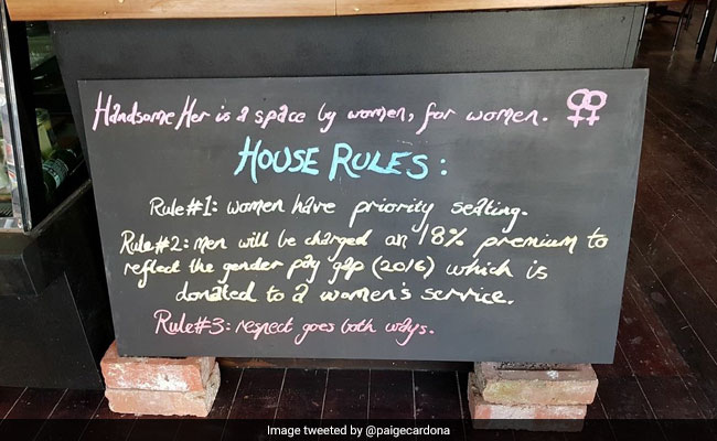 House rules. If only there was a man around to put the blackboard on the wall. (Credit: ndtv)