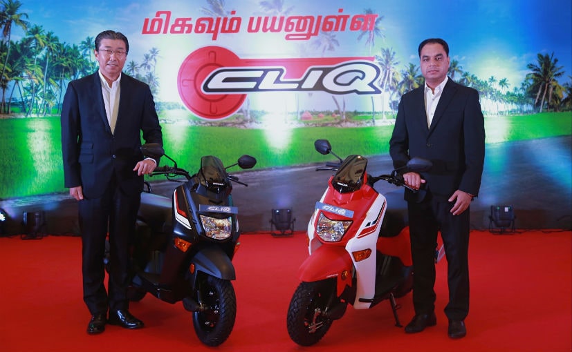 Honda Cliq Scooter Launched In Tamil Nadu At A Price of ₹ 44,524
