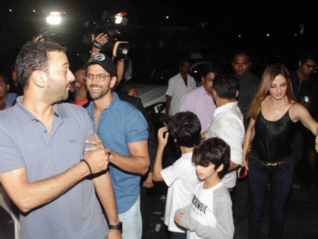 Hrithik Roshan And Ex-Wife Sussanne Khan Spotted On A Dinner Date With Sons