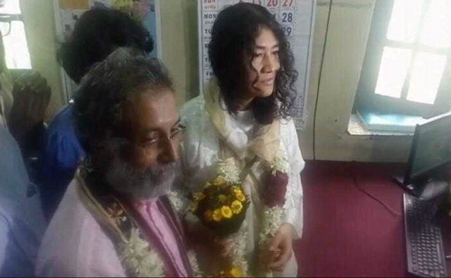 Rights Activist Irom Sharmila Marries Long-Time Partner Desmond Coutinho