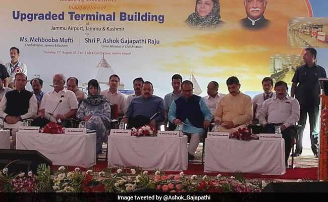 New Airport Terminal Inaugurated In Jammu By Mehbooba Mufti, Ashok Gajapati Raju