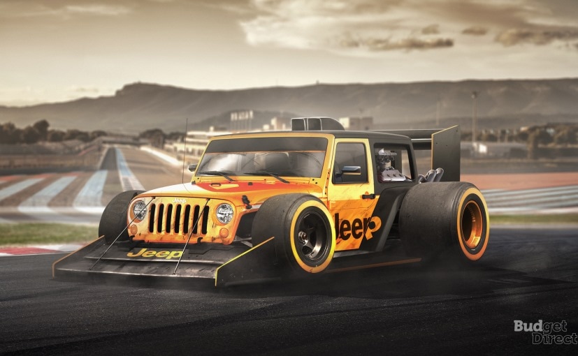 jeep wrangler f1 car