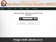 JKBOSE Class 10th Bi-Annual 2017 Leh Division Results Declared @ Jkbose.co.in