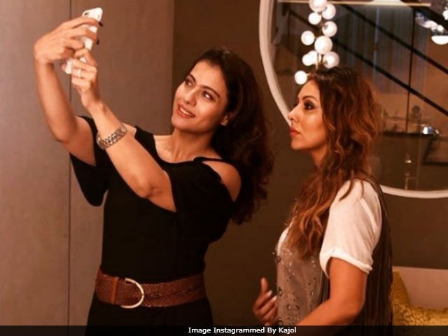 Kajol Drops By Gauri Khan's Store, Pictured Taking A Selfie