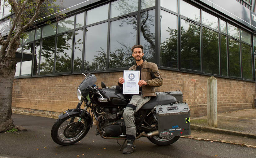 British Biker Sets New Guinness Record For Motorcycle Journey