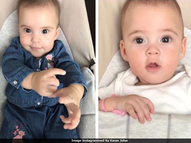 Karan Johar's Twins Roohi And Yash Are Totally Adorable. See The Pic He Posted