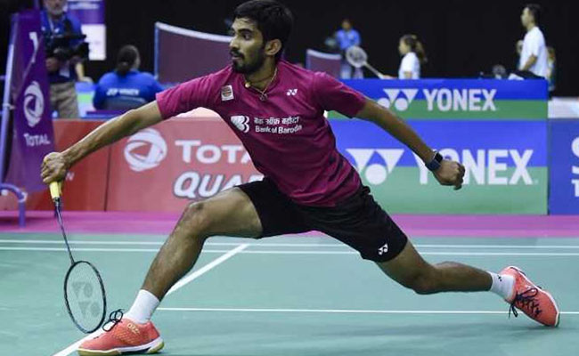 पुरुष बैडमिंडन रैंकिंग: किदांबी श्रीकांत 8वें स्थान पर बरकरार