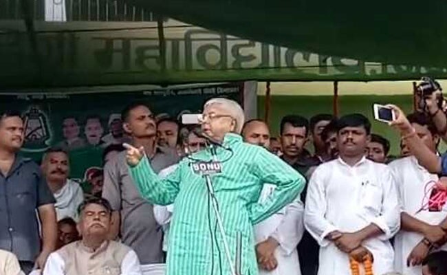 बीजेपी की उल्टी गिनती शुरू : आरजेडी प्रमुख लालू प्रसाद यादव