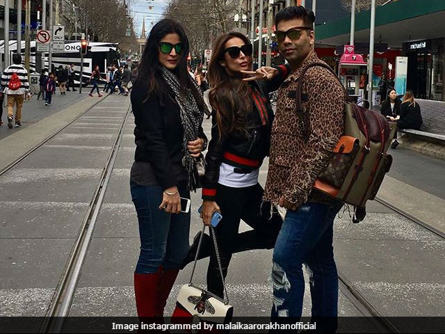 Malaika Arora, Karan Johar Are Having A Great Time In Melbourne