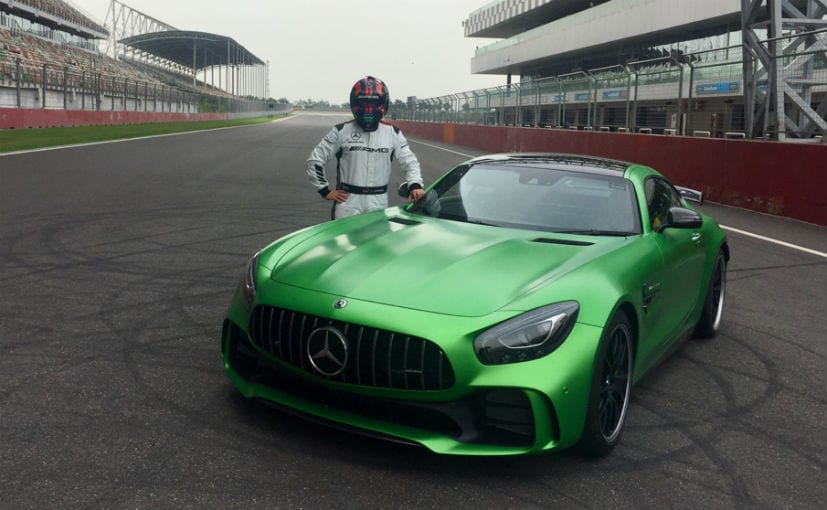 mercedes amg gt r breaks bic lap record