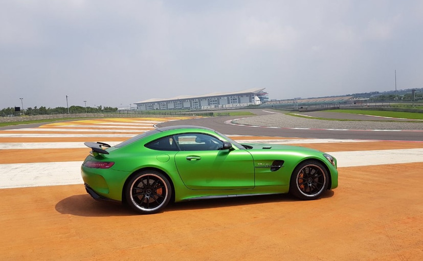 mercedes amg gt r on the bic