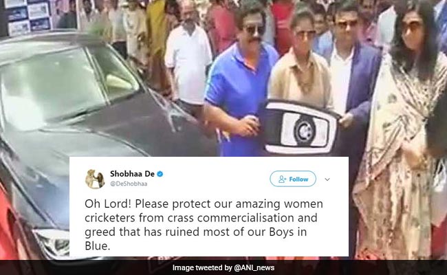 Author Shobhaa De Trolled After Tweet On Women's Cricket Team