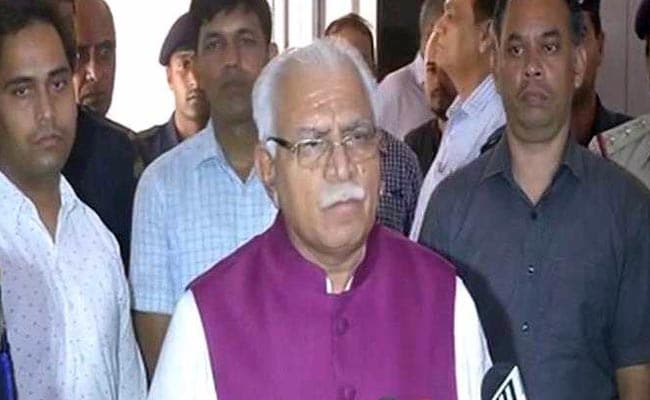 ML Khattar Says 'Satisfied' With His Own Management Of Dera Violence