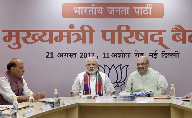 Work In Mission Mode For 'New India' By 2022: PM Modi To BJP Chief Ministers